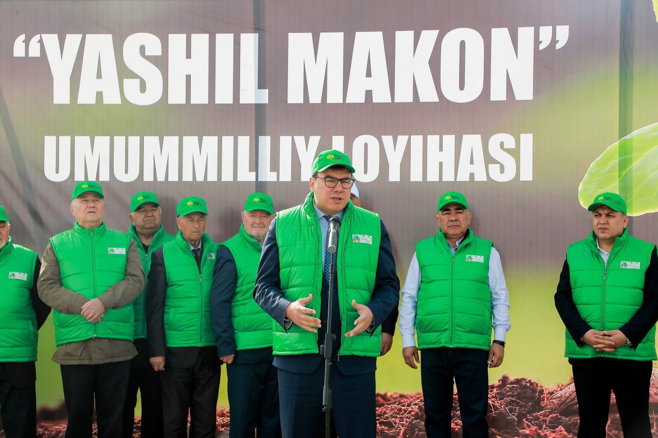 “Yashil makon” umummilliy loyihasida faol boʻling!