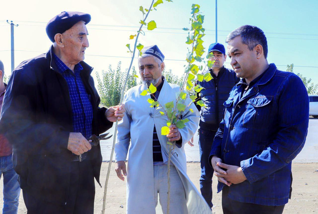 Hazorasp tumani hokimi tashabbuskorligida tumanda joylashgan "G'afur G'ulom" mahallasi hududidan o'tuvchi katta ariq bo'yiga 500 tup manzarali daraxt ko'chatlari o'tqazildi.