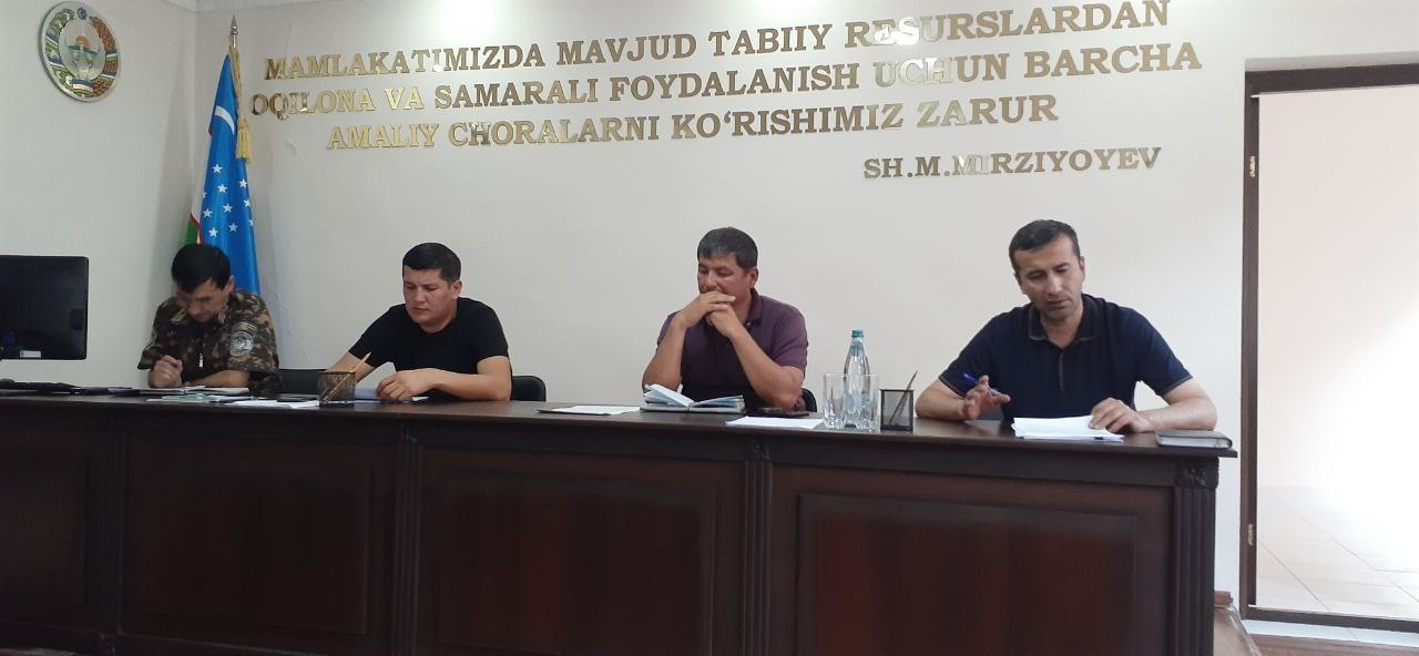 Tabiat resurslari vazirligi Xorazm viloyati boshqarmasida davlat inspektorlariga “O‘zbekiston Respublikasining korrupsiya  to‘g‘risida”gi qonunining mazmun mohiyati yuzasidan o'quv seminar o'tkazildi.